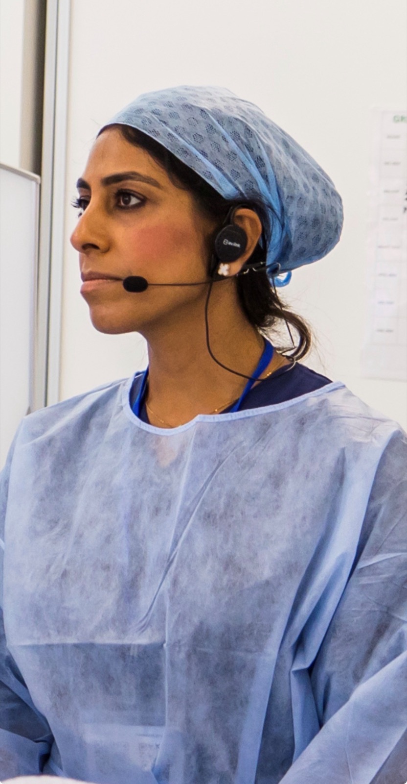 Dr Manmeet Matharoo in the endoscopy room